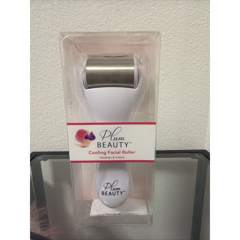 Plum Beauty Cooling Facial Roller Soothes Calms Inflamed Skin Reduces Puffiness